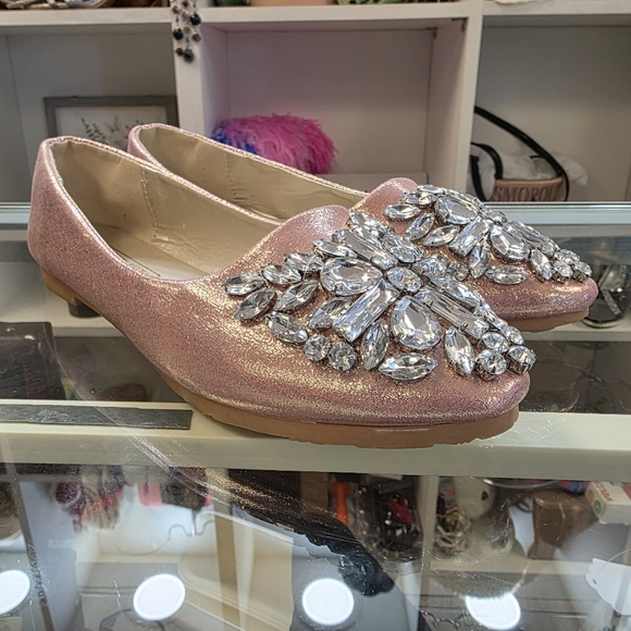 Lily Vanity Shoes - ✨ Lily Vanity Sequined Heels with Crystal Detail ✨Size: 9 | Excellent Condition